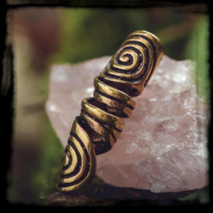 Bronzová korálka NEKONEČNÁ ŠPIRÁLA