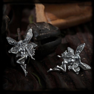 Strieborné náušnice FAIRY, napichovacie