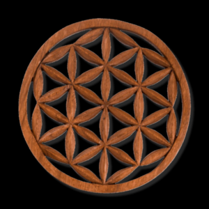 Nástenná dekorácia KVET ŽIVOTA, 20 cm