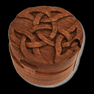 Drevená šperkovnica KELTSKÁ TRIÁDA