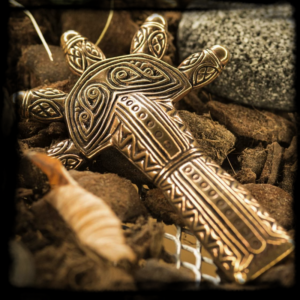 Bronzová spona FRIGG