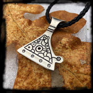 Strieborný prívesok Perúnova sekera Ctibor II