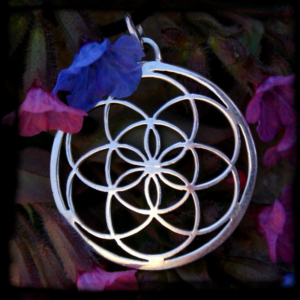 Strieborný prívesok KVET ŽIVOTA