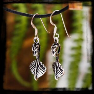 Strieborné náušnice DRAKKAR, visiace